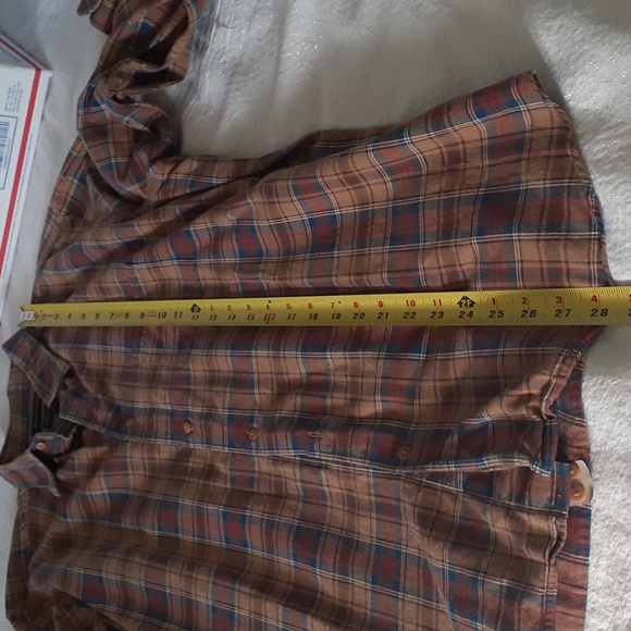 Massimo Dutti Tessuto Italiano mens L long sleeve button down plaid shirt - Picture 9 of 11